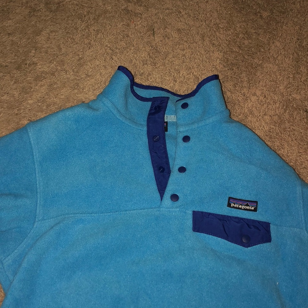 patagonia synchilla, pullover sweatshirt